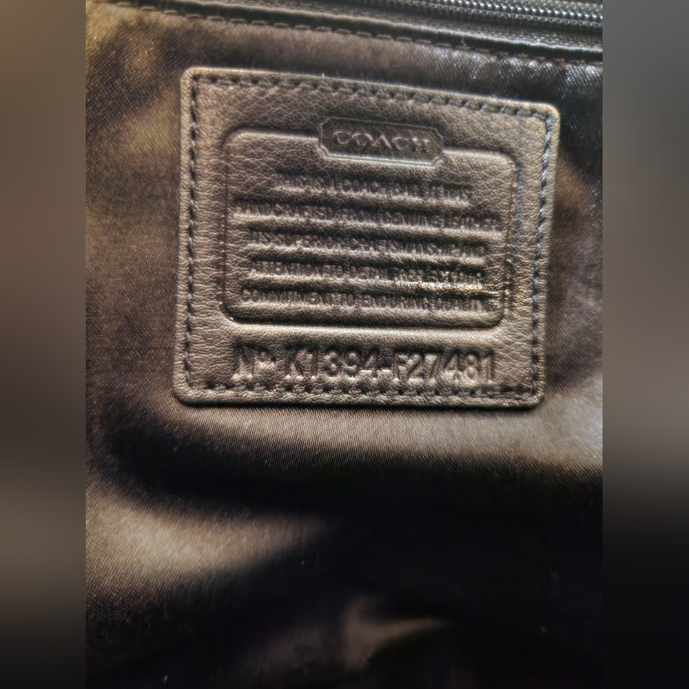 COACH Taylor Leather Flap Shoulder Purse - Picture 8 of 11